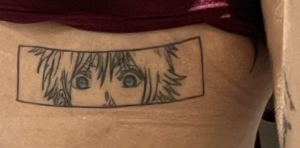 The tattoo on skin