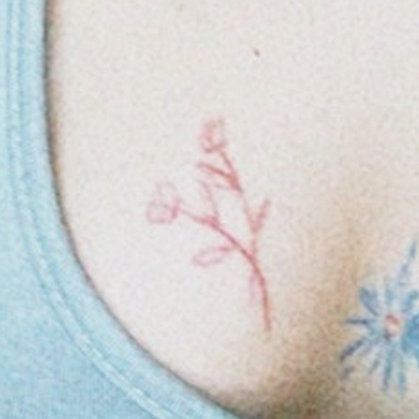 The tattoo on skin