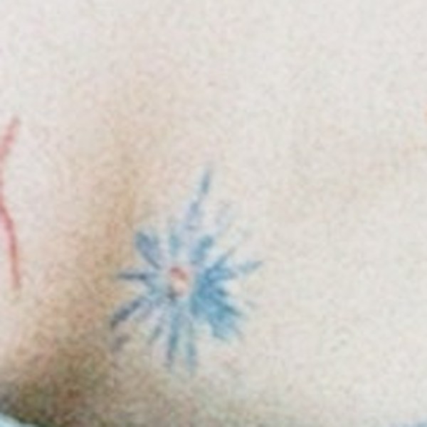 The tattoo on skin