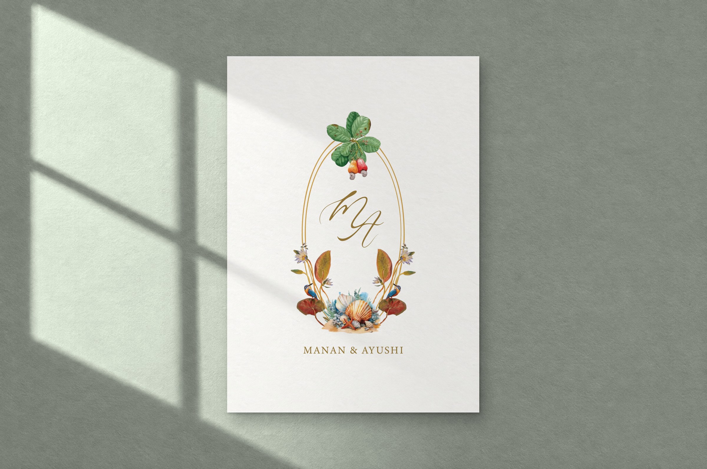 Monogram, crest & invitation suite