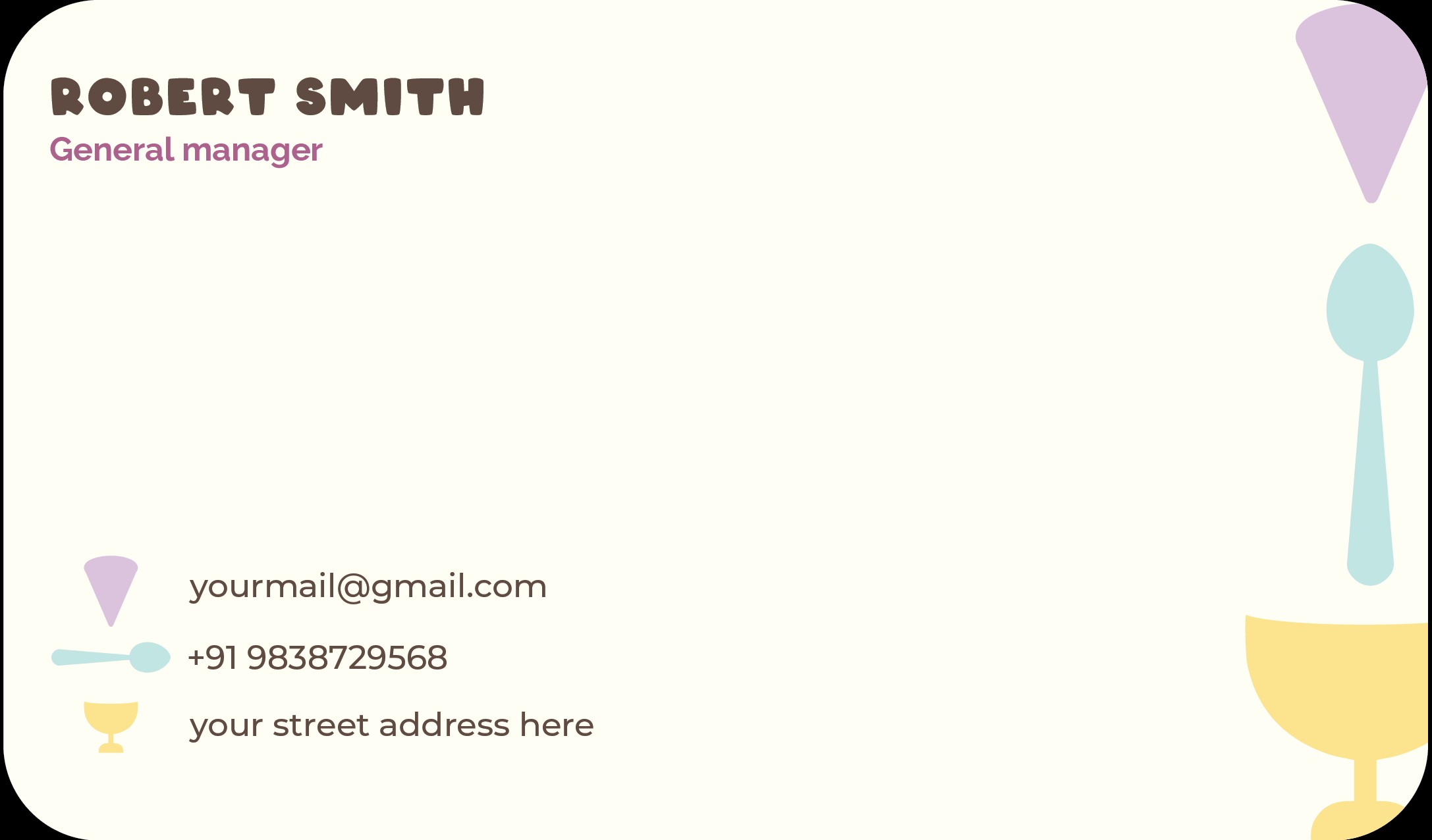 Visiting cards
