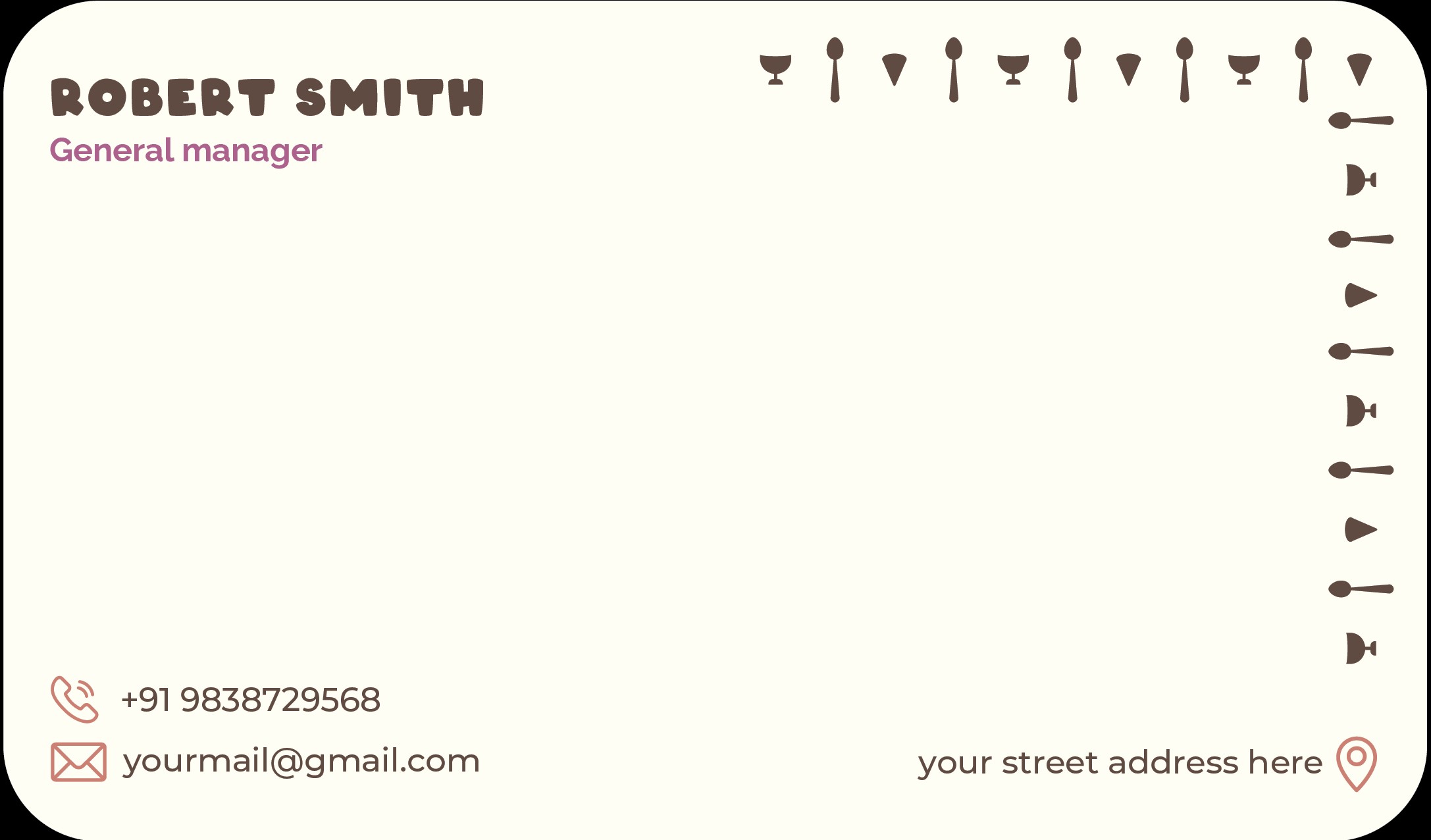 Visiting cards