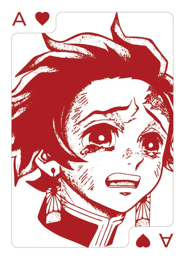 Anime playing cards